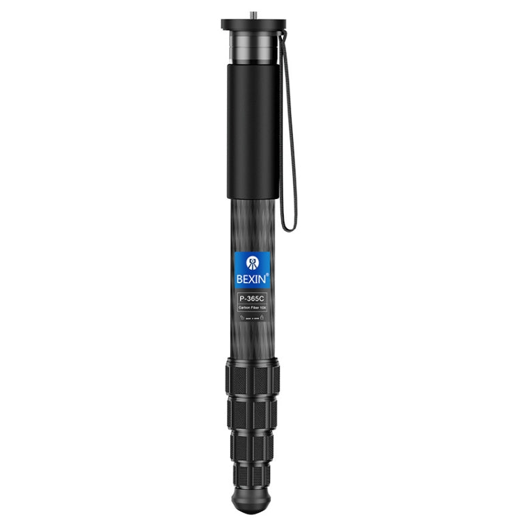 BEXIN P365CF-S Carbon Fiber Monopod Travel Shooting Mobile Phone Live Selfie Bracket Retractable Portable Monopod - Monopods by BEXIN | Online Shopping South Africa | PMC TechLife | Buy Now Pay Later Mobicred
