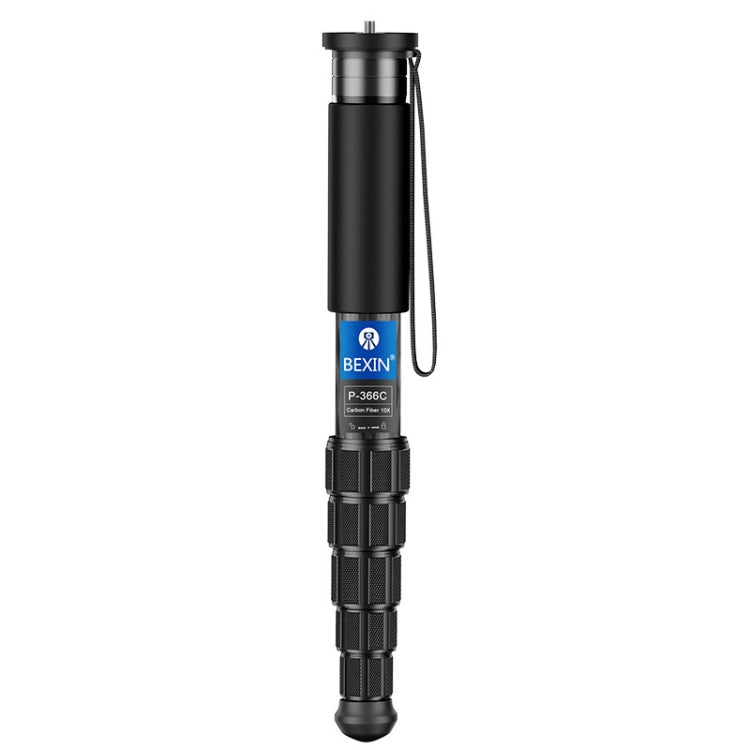 BEXIN P366CF-S Carbon Fiber Monopod Travel Shooting Mobile Phone Live Selfie Bracket Retractable Portable Monopod - Monopods by BEXIN | Online Shopping South Africa | PMC TechLife | Buy Now Pay Later Mobicred