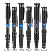 BEXIN P365CF-S Carbon Fiber Monopod Travel Shooting Mobile Phone Live Selfie Bracket Retractable Portable Monopod