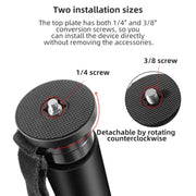 BEXIN P405CF-S Carbon Fiber Monopod Travel Shooting Mobile Phone Live Selfie Bracket Retractable Portable Monopod
