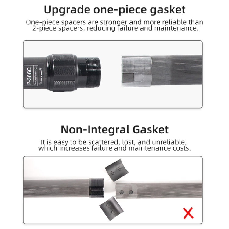 BEXIN P406CF-S Carbon Fiber Monopod Travel Shooting Mobile Phone Live Selfie Bracket Retractable Portable Monopod - Monopods by BEXIN | Online Shopping South Africa | PMC TechLife | Buy Now Pay Later Mobicred