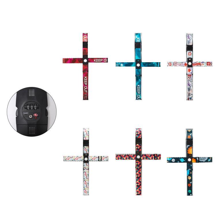 Luggage Cross Customs Lock Binding Strap, Color: Keep Out Blue (Ordinary) - free shipping - PMC TechLife - Order now!