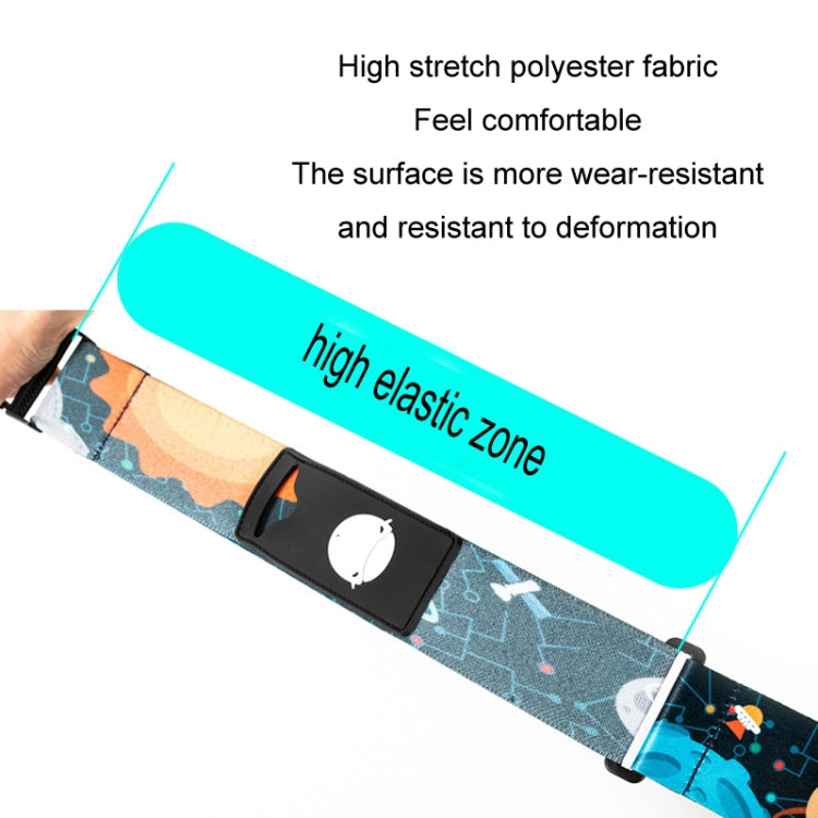 Luggage Cross Customs Lock Binding Strap, Color: Keep Out Blue (Ordinary)