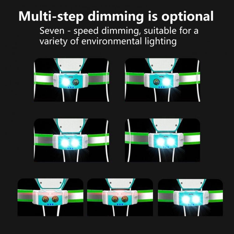 USB Rechargeable Running Light Strap Chest Light(Dark Blue) - Reflective Material by PMC TechLife | Online Shopping South Africa | PMC TechLife | Buy Now Pay Later Mobicred