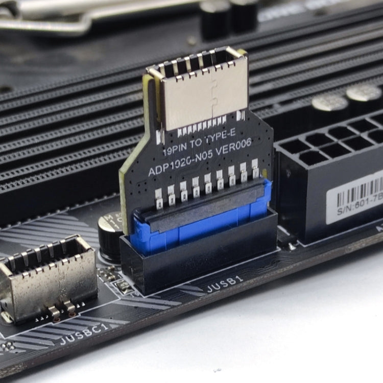 USB 3.0 19PIN Header to Type-E Front A-Key Interface Extend USB Ports to PC, Spec: Upward - Add-on Cards by PMC TechLife | Online Shopping South Africa | PMC TechLife | Buy Now Pay Later Mobicred