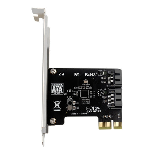 PCIE 2 Port SATA 3.0 Expansion Card 6Gbps Computer Desktop Chassis Conversion Card - free shipping - PMC Jewellery - Order now!