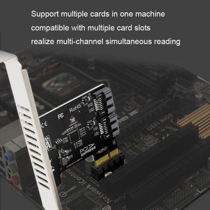 PCIE 2 Port SATA 3.0 Expansion Card 6Gbps Computer Desktop Chassis Conversion Card - free shipping - PMC Jewellery - Order now!