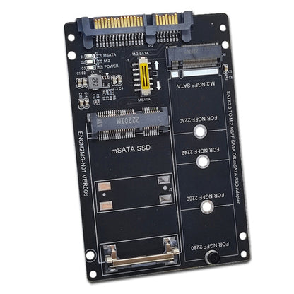 SATA 22PIN To MSATA Or M.2 NGFF SATA Card 2 In 1 SSD Converter Card Only Card - free shipping - PMC Jewellery - Order now!