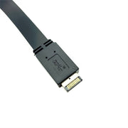 USB 3.1 Type-E To USB-C / Type-C Connector Front Panel Header 0.5m High Profile Bracket