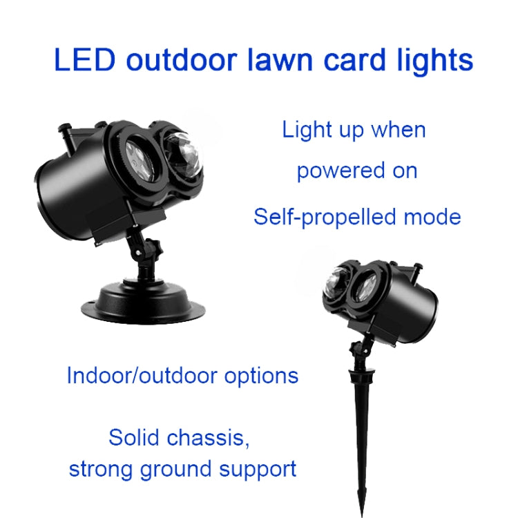 12 Cards UK Plug Color Card Pattern 9W Christmas Projection Light Remote Control Snow Light
