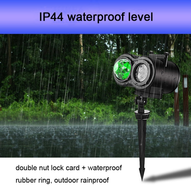 16 Cards EU Plug Color Card Pattern 9W Christmas Projection Light Remote Control Snow Light - Christmas Decoration Lamps by PMc TechLife | Online Shopping South Africa | PMc TechLife | Buy Now Pay Later Mobicred