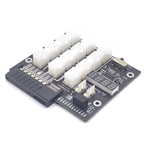 2200W To 6P Graphics Card Power Board For HP Server Power Supply(Black)