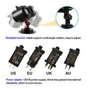12 Cards UK Plug Not Easy To Fade Card Pattern 9W Double Cylinder Water Pattern Christmas Projection Light