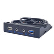 3.5-Inch  USB 2.0+USB 3.0+HD AUDIO Port Desktop PC Case Floppy Drive Front Panel(Black) - Add-on Cards by PMC TechLife | Online Shopping South Africa | PMC TechLife | Buy Now Pay Later Mobicred