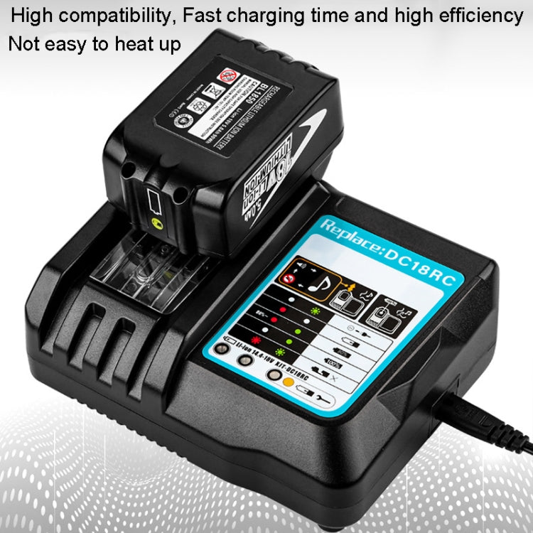 For Makit DC18RA / DC18RC 14.4V-18V Cordless Power Tool Battery Charger(UK Plug) - Electric Saws & Accessories by PMc TechLife | Online Shopping South Africa | PMc TechLife | Buy Now Pay Later Mobicred