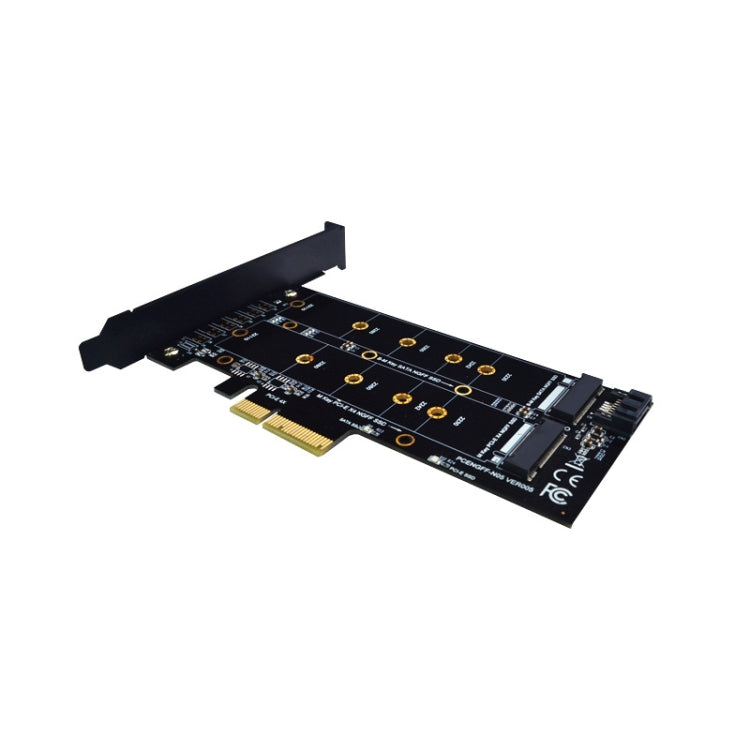 M.2 PCIe SSD Adapter Card PCIE 4x to M.2 Key M B Dual Interface Card - free shipping - PMC Jewellery - Order now!