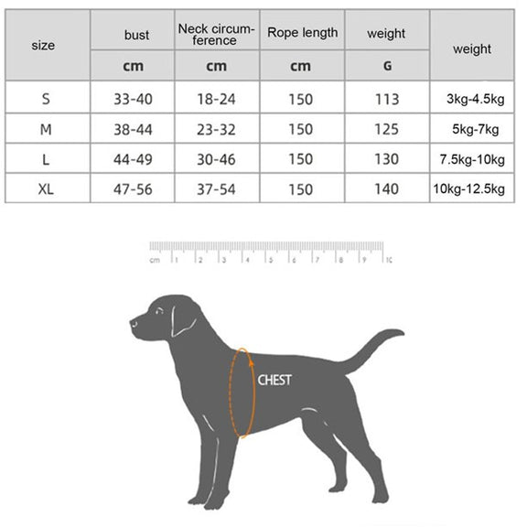 Pet Vest Harness + Traction Rope Set Reflective Breathable Dog Cat Harness, Size: L(Coffee)