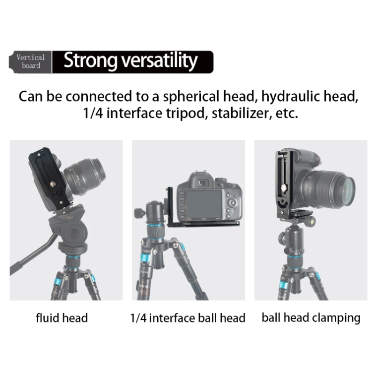 BEXIN  L130-50 Camera Quick Release Plate L-shaped Vertical Board - free shipping - PMC Jewellery - Order now!