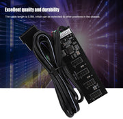 USB 2.0 9pin To 4 9pin Hub Internal Motherboard Header With 4pin Powered
