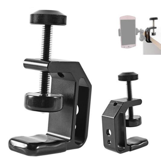 BEXIN WN-38 Universal C-Clamp With 1/4-Inch & 3/8-Inch Hole For Tables Desk Mount - free shipping - PMC Jewellery - Order now!
