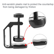 BEXIN WN-38 Universal C-Clamp With 1/4-Inch & 3/8-Inch Hole For Tables Desk Mount