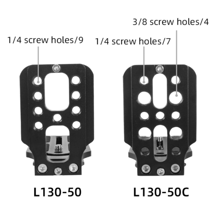 BEXIN  L130-50C Camera Quick Release Plate L-shaped Vertical Board - L-Bracket by BEXIN | Online Shopping South Africa | PMC Jewellery | Buy Now Pay Later Mobicred