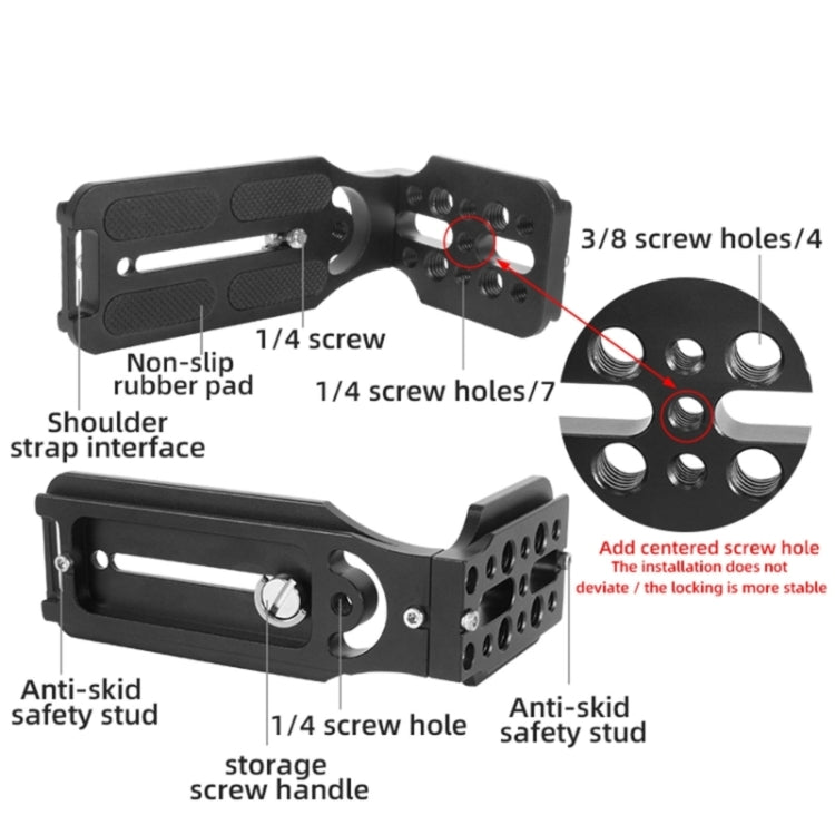 BEXIN  L130-50C Camera Quick Release Plate L-shaped Vertical Board - L-Bracket by BEXIN | Online Shopping South Africa | PMC Jewellery | Buy Now Pay Later Mobicred