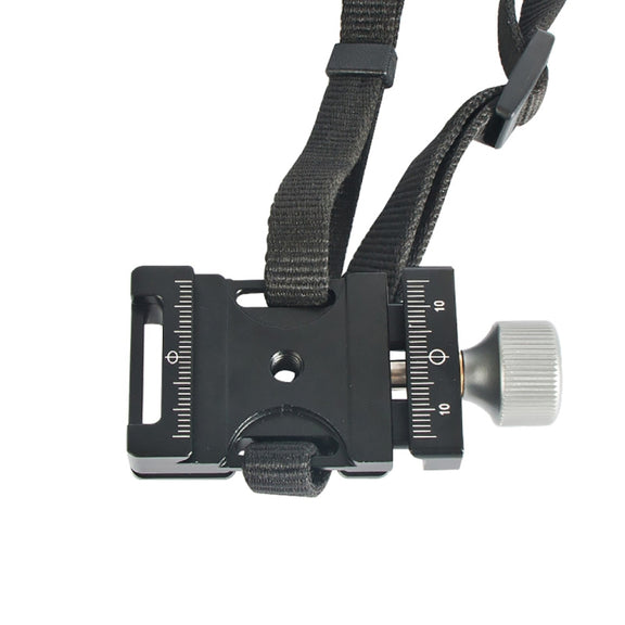 BEXIN QJ-05 Camera Shoulder Strap Clamp Quick Release Plate Clamp Ball Head Adapter