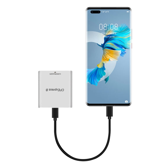 10G High Speed USB3.2 Z6/Z7 1DX3 Wiring CFEXPRESS Card Reader With Double Line