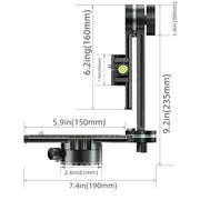 BEXIN  GH-720A Tripod Head  720 Degree Rotating Panorama Head