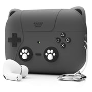 For AirPods 3 Earphone Silicone Protective Case Cat Claw Cover(Dark Gray)