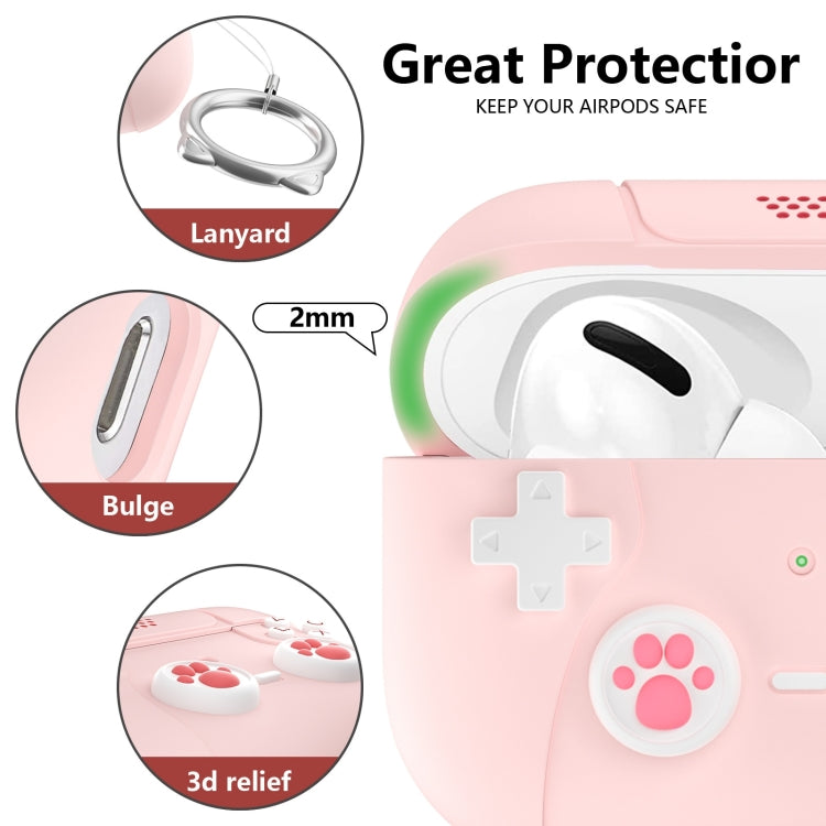 For AirPods 3 Earphone Silicone Protective Case Cat Claw Cover(Light Pink) - For AirPods 3 by PMC Jewellery | Online Shopping South Africa | PMC Jewellery | Buy Now Pay Later Mobicred