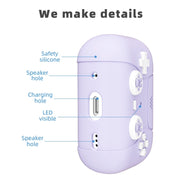 For AirPods 3 Earphone Silicone Protective Case Cat Claw Cover(Light Purple)