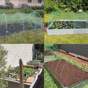 Garden Arch Greenhouse Hoops Rustproof Steel Tunnel Hoop Frame Plant Support, Speci: L  5  Rods 10 Arches