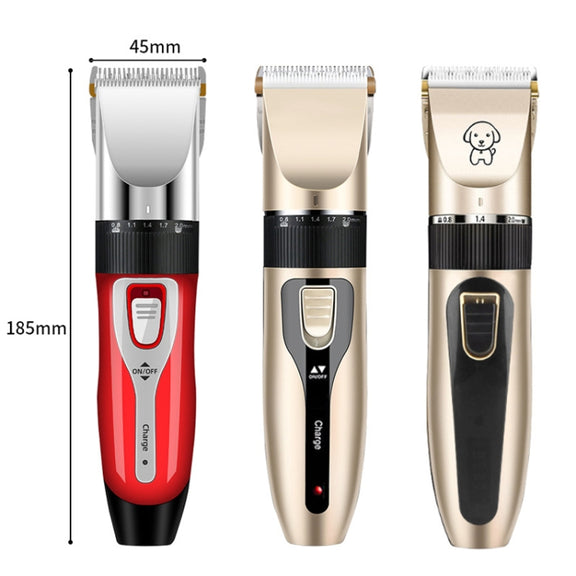Puppy Shaver Pet Electric Shaver Cat Haircutter Set, Color: Red Standard