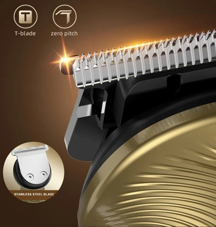 6 In 1 Men Multi-Functional Clipper Metal Body Hair Cutting(Bronze) - Hair Trimmer by PMC TechLife | Online Shopping South Africa | PMC TechLife | Buy Now Pay Later Mobicred