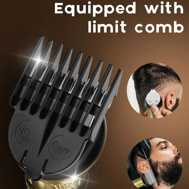 6 In 1 Men Multi-Functional Clipper Metal Body Hair Cutting(Bronze) - Hair Trimmer by PMC TechLife | Online Shopping South Africa | PMC TechLife | Buy Now Pay Later Mobicred