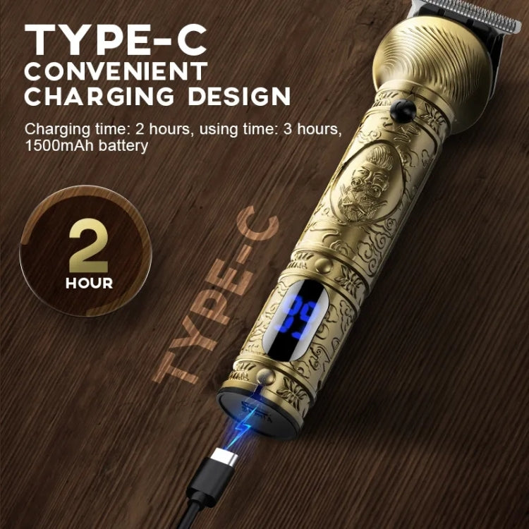 6 In 1 Men Multi-Functional Clipper Metal Body Hair Cutting(Bronze) - Hair Trimmer by PMC TechLife | Online Shopping South Africa | PMC TechLife | Buy Now Pay Later Mobicred