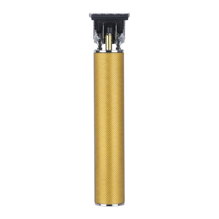 Hollow T-shape Ceramic Cutter Head USB Charging Engraving Electric Hair Clipper, Color: Gold - free shipping - PMC TechLife - Order now!