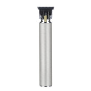 Hollow T-shape Ceramic Cutter Head USB Charging Engraving Electric Hair Clipper, Color: Silver