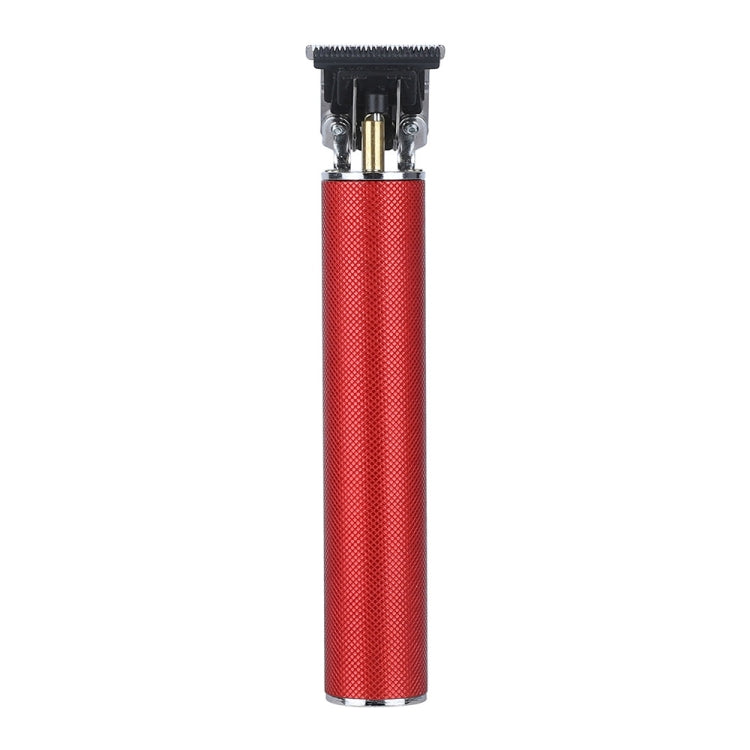 Hollow T-shape Ceramic Cutter Head USB Charging Engraving Electric Hair Clipper, Color: Red - free shipping - PMC TechLife - Order now!