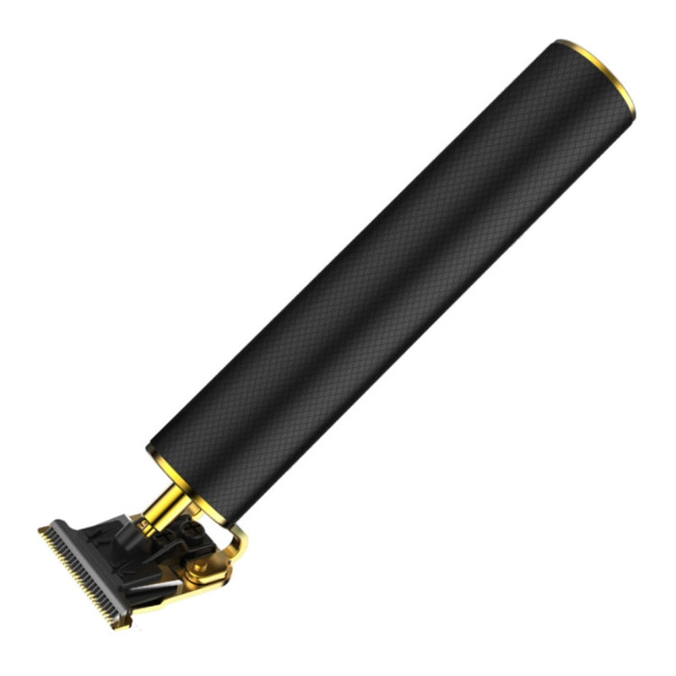 Hollow T-shape Ceramic Cutter Head USB Charging Engraving Electric Hair Clipper, Color: Silver