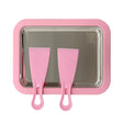 Mini Household Fried Yogurt Machine Children Homemade DIY Fried Ice Tray, Color: Stainless Steel Pink 22.5x17.5cm - free shipping - PMC TechLife - Order now!