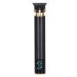 USB Rechargeable Digital Display Engraving Ceramic Knife Electric Hair Clipper(Digital Display Black) - free shipping - PMC TechLife - Order now!