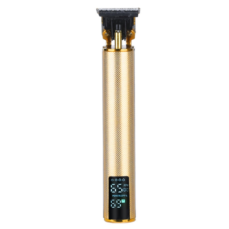 USB Rechargeable Digital Display Engraving Ceramic Knife Electric Hair Clipper(Digital Display Gold) - free shipping - PMC TechLife - Order now!