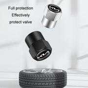 3sets/12pcs For KIA KN Car Tire Valve Core Decorative Metal Cap(Green)