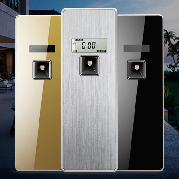 Anti-Corrosion Stainless Steel Panel LCD Digital Display Intelligent Automatic Fragrance Sprayer(Black Titanium)