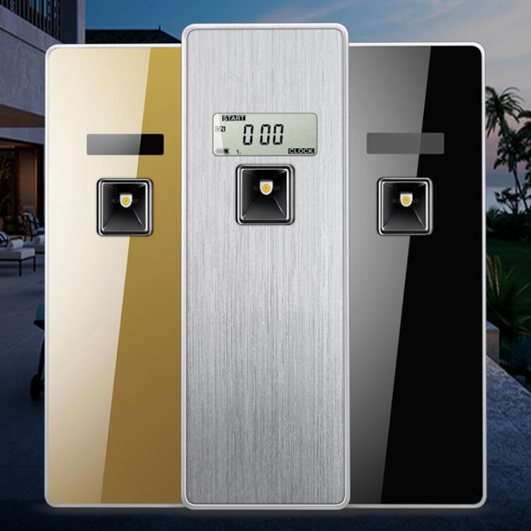 Anti-Corrosion Stainless Steel Panel LCD Digital Display Intelligent Automatic Fragrance Sprayer(Titanium Gold) - free shipping - PMC TechLife - Order now!