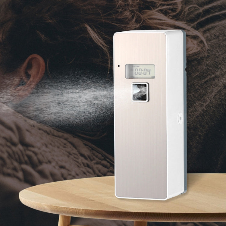 Anti-Corrosion Stainless Steel Panel LCD Digital Display Intelligent Automatic Fragrance Sprayer(Black Titanium)