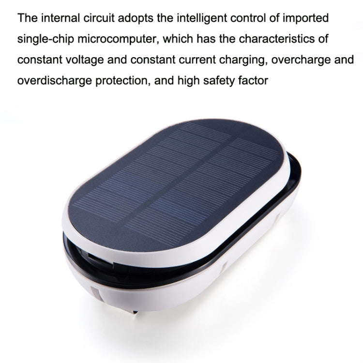 Outdoor Portable Solar Oxygen Pump Aquarium Flip Cover Solar Oxygen Pump(Black) - Air Pumps by PMC TechLife | Online Shopping South Africa | PMC TechLife | Buy Now Pay Later Mobicred